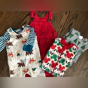 Hanna Andersson Overall and Pajama Bundle